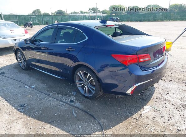 19UUB2F42LA004486 2020 ACURA TLX Синий Задняя левая четверть