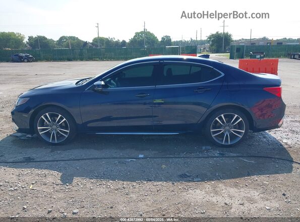 19UUB2F42LA004486 2020 ACURA TLX Синий Панорамный вид салона 360°