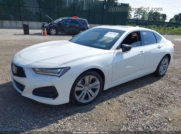 19UUB5F49MA010708 2021 ACURA TLX White Przód lewy