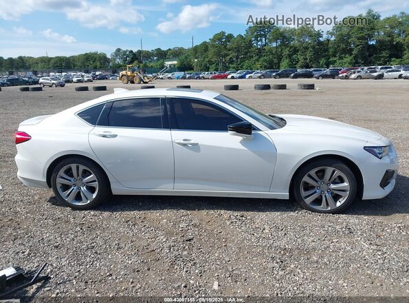 19UUB5F49MA010708 2021 ACURA TLX White Widok wnętrza z tyłu