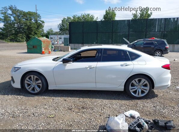 19UUB5F49MA010708 2021 ACURA TLX White Widok wnętrza 360 stopni