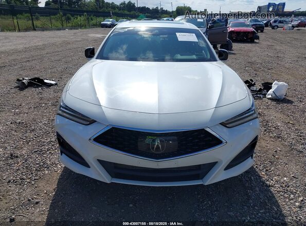 19UUB5F49MA010708 2021 ACURA TLX White Widok zestawu wskaźników