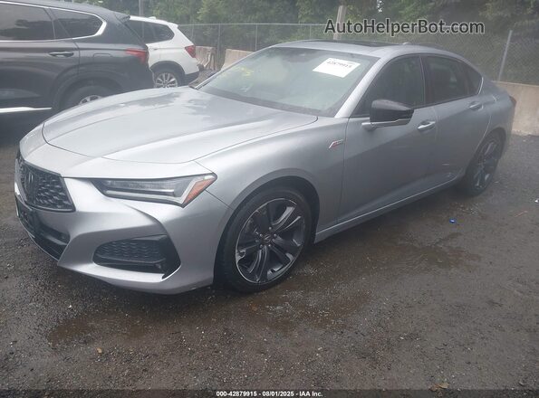 19UUB5F52MA016004 2021 ACURA TLX Silver Передня ліва чверть