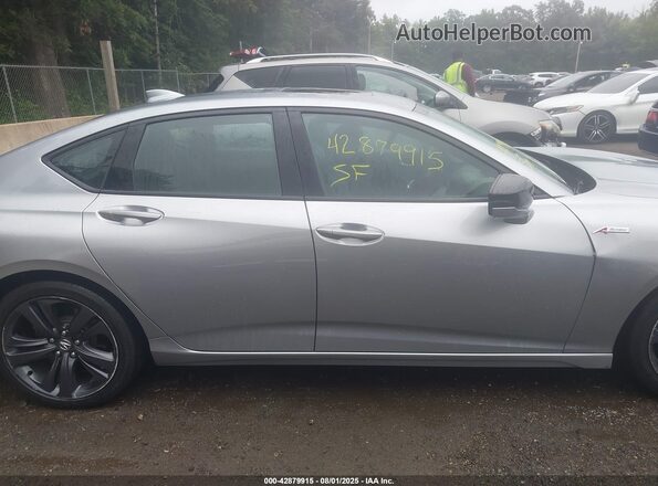 19UUB5F52MA016004 2021 ACURA TLX Silver Вид задньої частини салону