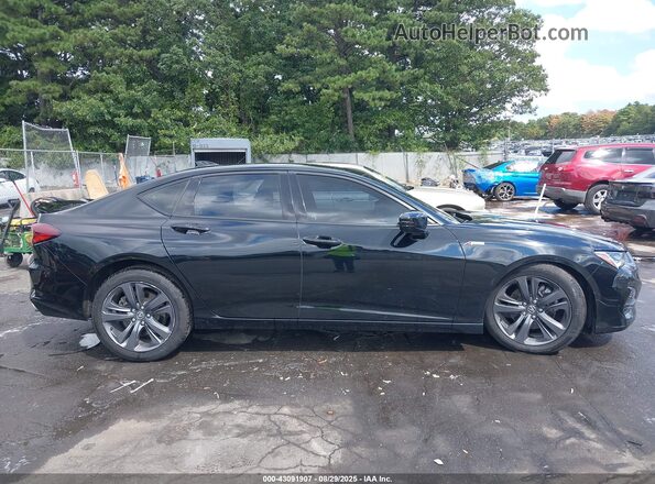 19UUB5F53MA016707 2021 ACURA TLX Black Սալոնի հետևի տեսք