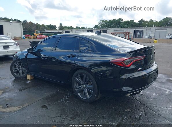 19UUB5F53MA016707 2021 ACURA TLX Black Հետևի ձախ