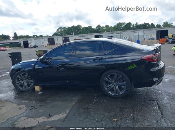 19UUB5F53MA016707 2021 ACURA TLX Black Սալոնի 360 աստիճան տեսք