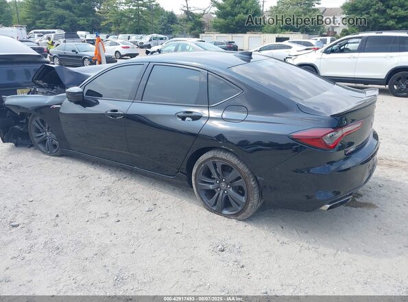 19UUB5F58MA004262 2021 ACURA TLX Black უკანა მარცხენა