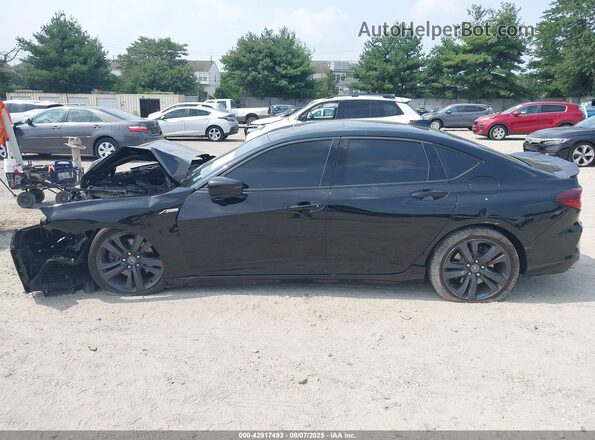19UUB5F58MA004262 2021 ACURA TLX Black უკანა სალონის ხედი