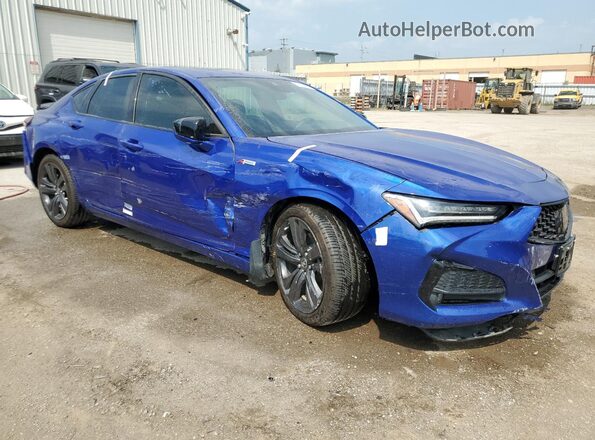 19UUB6F52MA802603 2021 ACURA TLX Blue Delantero derecho