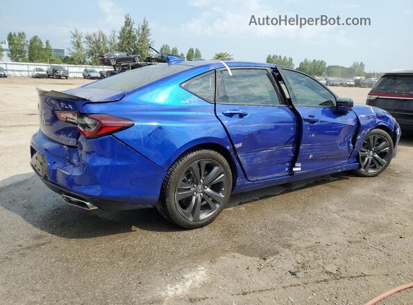 19UUB6F52MA802603 2021 ACURA TLX Blue Trasero derecho