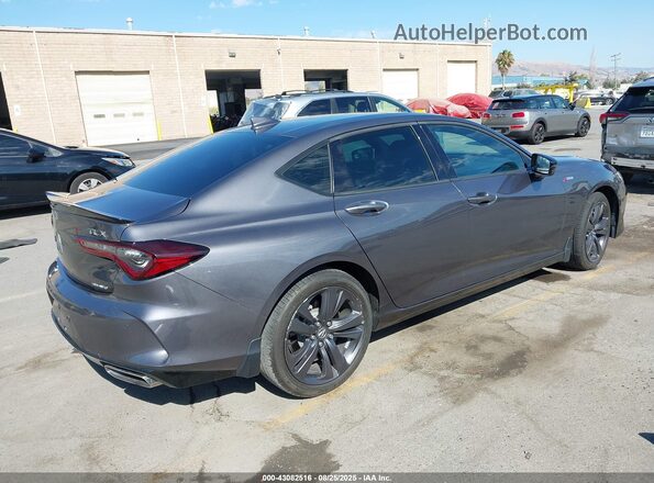 19UUB6F59NA001099 2022 ACURA TLX Gray Trasero derecho