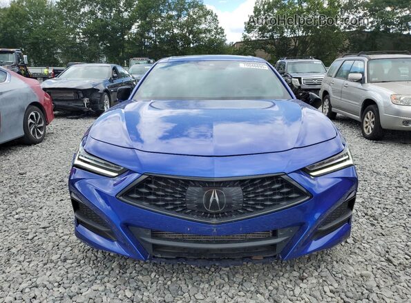 19UUB6F5XMA009226 2021 ACURA TLX Blue უკანა ხედი