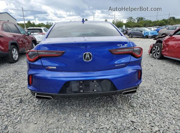 19UUB6F5XMA009226 2021 ACURA TLX Blue წინა სალონის ხედი