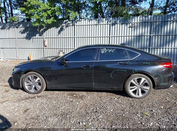 19UUB6F66MA010964 2021 ACURA TLX Black Widok wnętrza 360 stopni