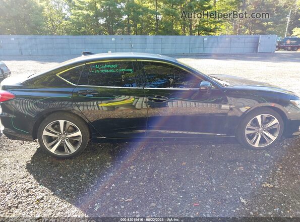 19UUB6F66MA010964 2021 ACURA TLX Black Widok wnętrza z tyłu