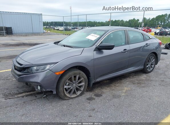 19XFC1F31ME007965 2021 HONDA CIVIC Gray Vista tres cuartos delantera izquierda