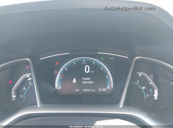 19XFC1F79ME013709 2021 HONDA CIVIC Blue Vista de los asientos traseros