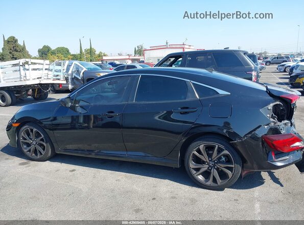 19XFC2F86ME203210 2021 HONDA CIVIC Black Widok wnętrza 360 stopni