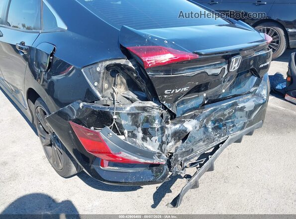 19XFC2F86ME203210 2021 HONDA CIVIC Black Widok z przodu