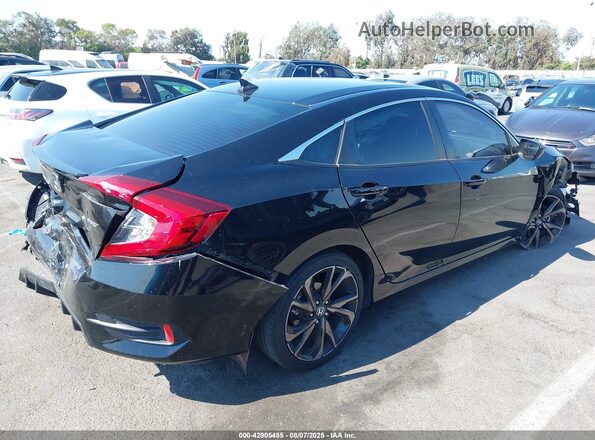 19XFC2F86ME203210 2021 HONDA CIVIC Black Tył prawy