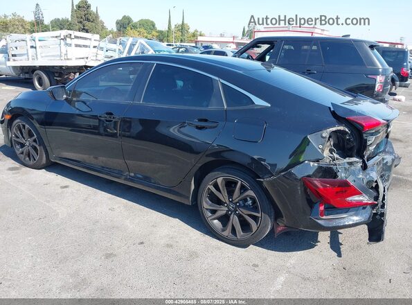 19XFC2F86ME203210 2021 HONDA CIVIC Black Tył lewy