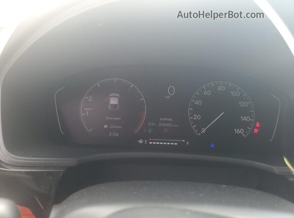 19XFL2H88NE021846 2022 HONDA CIVIC White ხელსაწყოთა პანელის ხედი