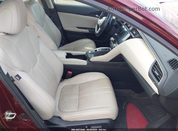 19XZE4F9XLE004994 2020 HONDA INSIGHT Бордовый Вид салона спереди