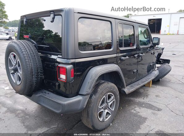 1C4HJXDG2NW201113 2022 JEEP WRANGLER UNLIMITED Black Tył prawy
