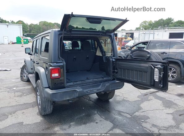 1C4HJXDG2NW201113 2022 JEEP WRANGLER UNLIMITED Black Tył lewy