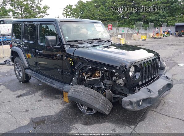 1C4HJXDG2NW201113 2022 JEEP WRANGLER UNLIMITED Black Widok z przodu