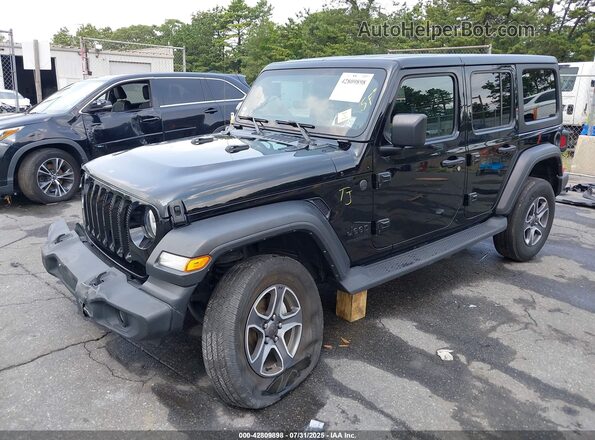 1C4HJXDG2NW201113 2022 JEEP WRANGLER UNLIMITED Black Przód lewy