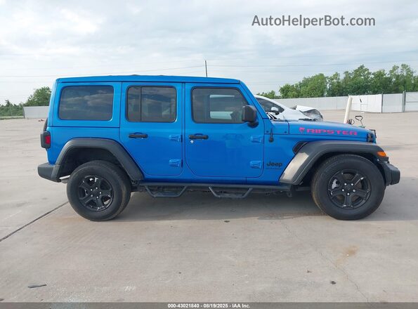 1C4HJXDG8PW518333 2023 JEEP WRANGLER Синий Вид задней части салона