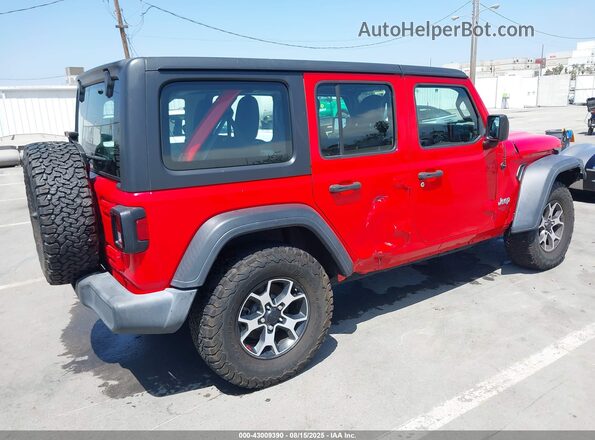 1C4HJXDN2JW204330 2018 JEEP WRANGLER UNLIMITED Red 
