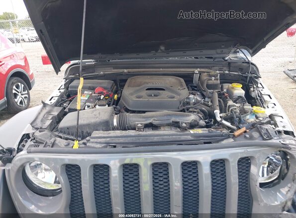 1C4HJXDN2LW114288 2020 JEEP WRANGLER UNLIMITED Серый Вид сзади