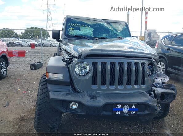 1C4HJXDN2LW114288 2020 JEEP WRANGLER UNLIMITED Серый Вид задней части салона