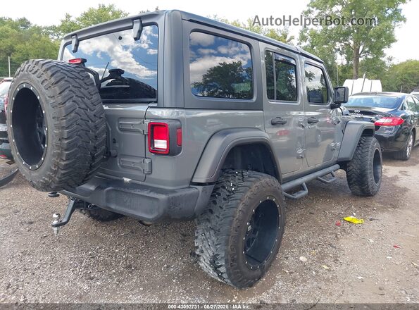 1C4HJXDN2LW114288 2020 JEEP WRANGLER UNLIMITED Серый Задняя правая четверть