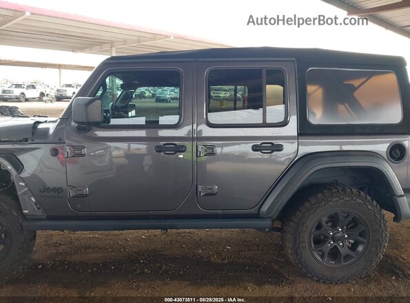1C4HJXDN3MW563173 2021 JEEP WRANGLER UNLIMITED Gray Սալոնի 360 աստիճան տեսք