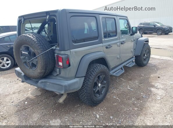 1C4HJXDN3MW815732 2021 JEEP WRANGLER UNLIMITED Gray Задня права чверть