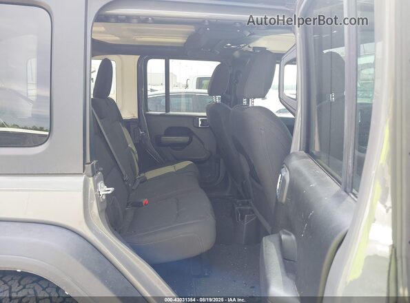 1C4HJXDN3MW815732 2021 JEEP WRANGLER UNLIMITED Gray Вид наклейки з VIN-кодом