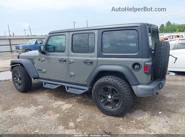 1C4HJXDN3MW815732 2021 JEEP WRANGLER UNLIMITED Gray Панорамний вид салону 360°