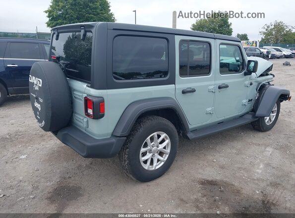 1C4HJXDN4PW633736 2023 JEEP WRANGLER Light Blue Tył prawy