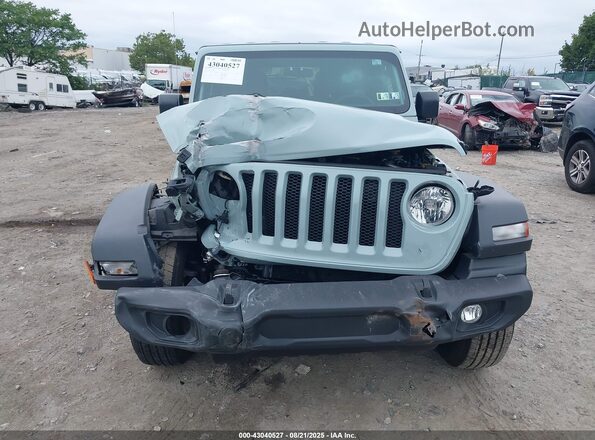 1C4HJXDN4PW633736 2023 JEEP WRANGLER Light Blue Widok z przodu