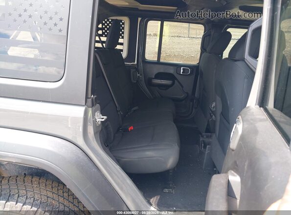 1C4HJXDN5MW545516 2021 JEEP WRANGLER UNLIMITED Gray Вид наклейки з VIN-кодом