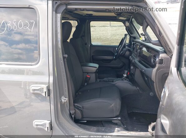 1C4HJXDN5MW545516 2021 JEEP WRANGLER UNLIMITED Gray Вид салону спереду