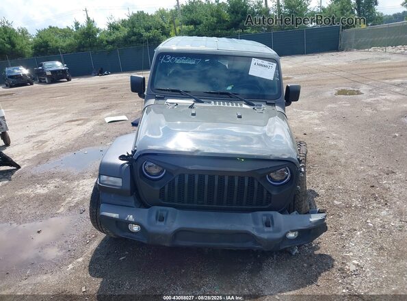 1C4HJXDN5MW545516 2021 JEEP WRANGLER UNLIMITED Gray Вид задньої частини салону