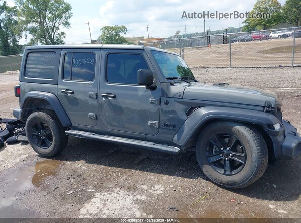 1C4HJXDN5MW545516 2021 JEEP WRANGLER UNLIMITED Gray Панорамний вид салону 360°