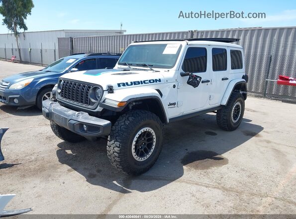 1C4HJXDN7MW665690 2021 JEEP WRANGLER UNLIMITED White Առջևի ձախ երեք քառորդ տեսարան