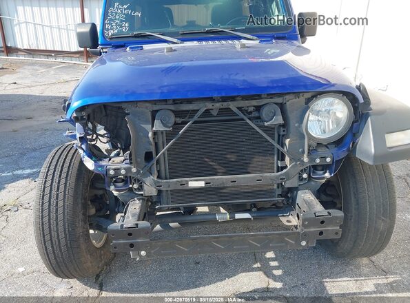 1C4HJXDN8LW149367 2020 JEEP WRANGLER UNLIMITED Blue Widok z przodu