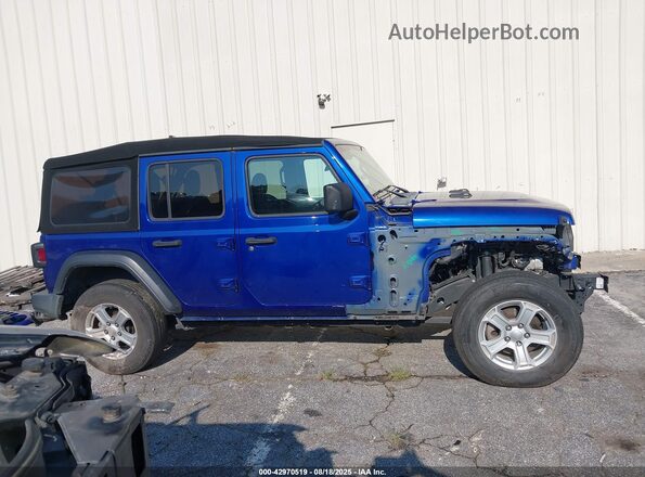 1C4HJXDN8LW149367 2020 JEEP WRANGLER UNLIMITED Blue Widok wnętrza 360 stopni